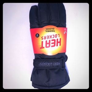 Heat lockers ladies thermal gloves fur lined